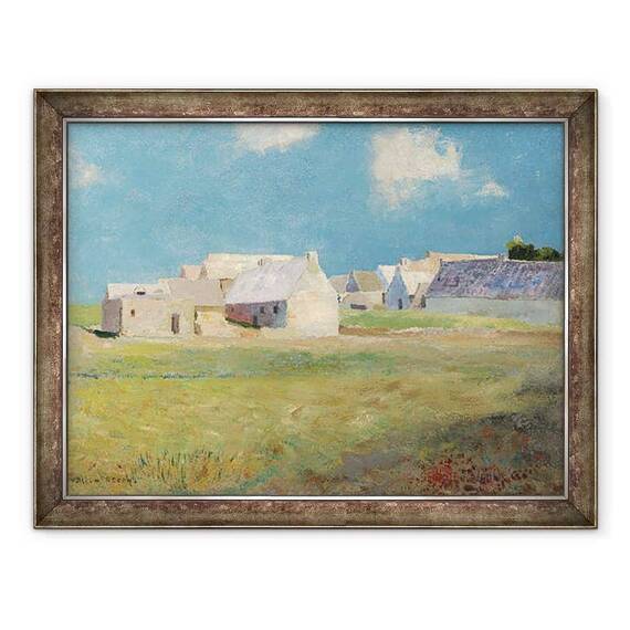 Tablou inramat - Odilon Redon - Satul Breton - - Roveli