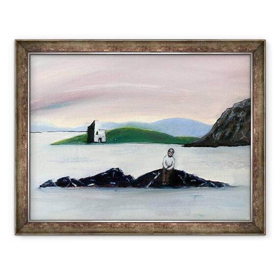 Tablou inramat - Gigi Sudbury - Studiu pentru o calatorie - - Roveli