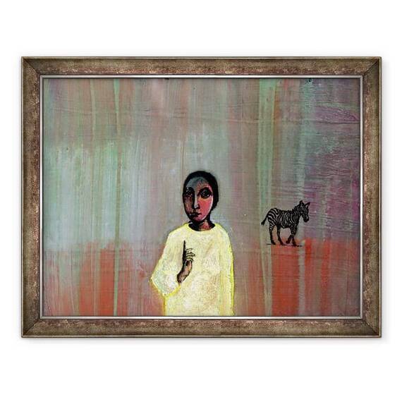Tablou inramat - Gigi Sudbury - Zebra, 2005 - - Roveli