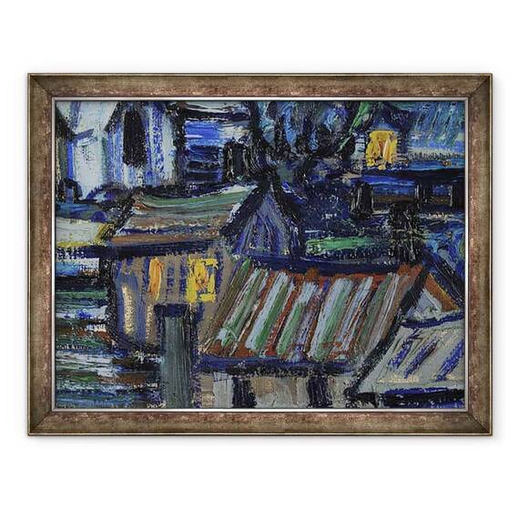 Tablou inramat - Vincent van Gogh - Noaptea instelata - - Roveli