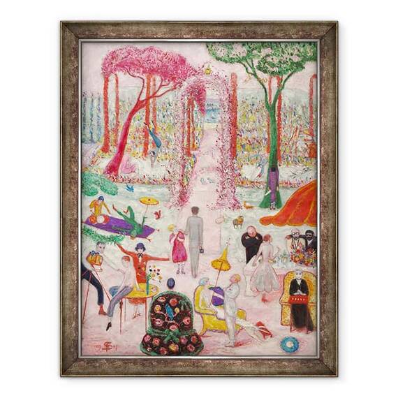 Tablou inramat - Florine Stettheimer - Duminica dupa-amiaza in tara - - Roveli