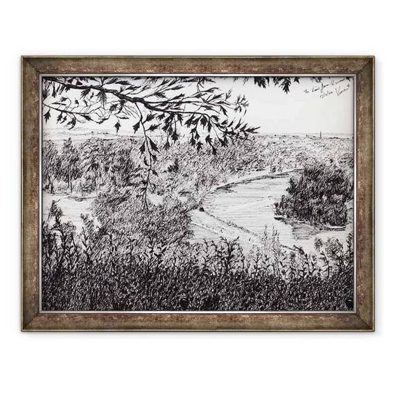 Tablou inramat - Vincent Alexander Booth - Vedere din Richmond Hill Londra, 2004 - - Roveli