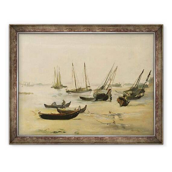 Tablou inramat - Edouard Manet - Plaja - - Roveli