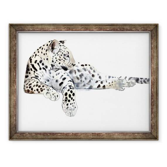 Tablou inramat - Mark Adlington - Lung Leopard Arabian, 2015 - - Roveli