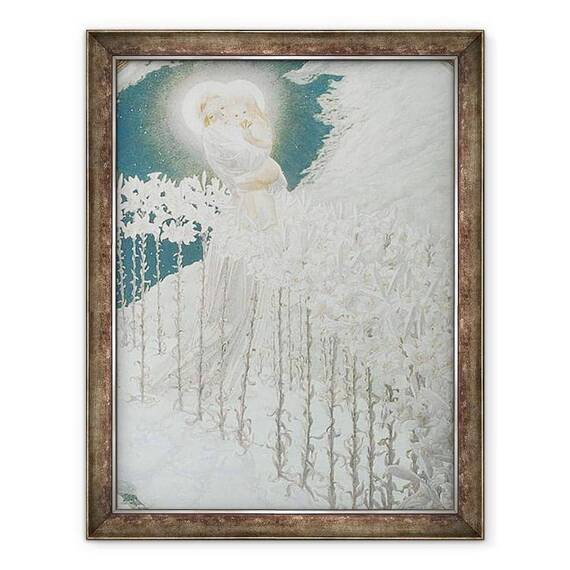 Tablou inramat - Carlos Schwabe - Fecioara de crini - - Roveli