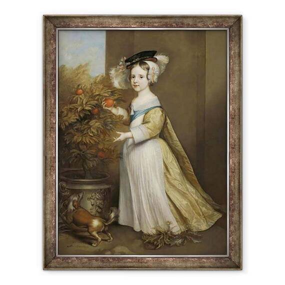 Tablou inramat - Adriaen Hanneman - William al III-lea, Print de Orange, ca un copil - - Roveli