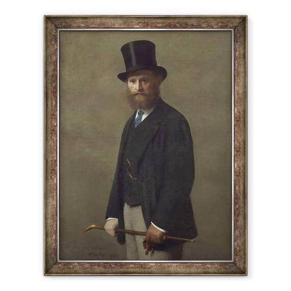 Tablou inramat - Ignace Henri Jean Fantin-Latour - Édouard Manet - - Roveli