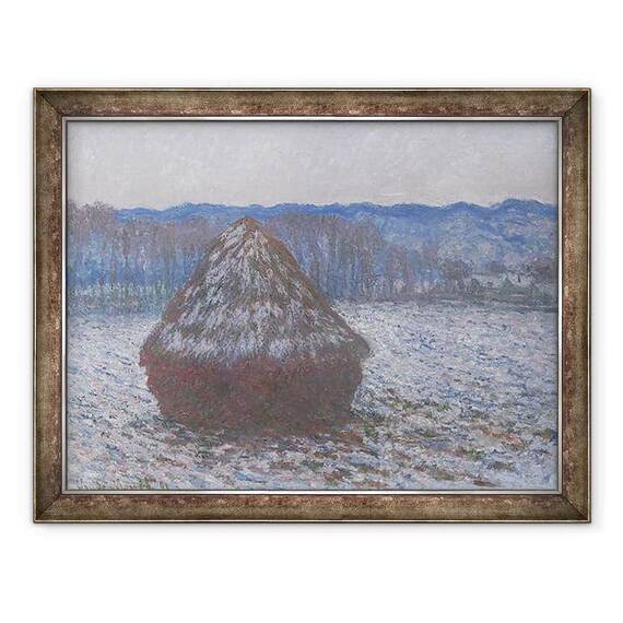 Tablou inramat - Claude Monet - Stiva de grau - - Roveli