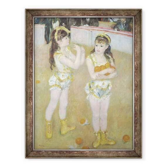 Tablou inramat - Pierre Auguste Renoir - Acrobati la Cirque Fernando, Francisca si Angelina Wartenberg - - Roveli