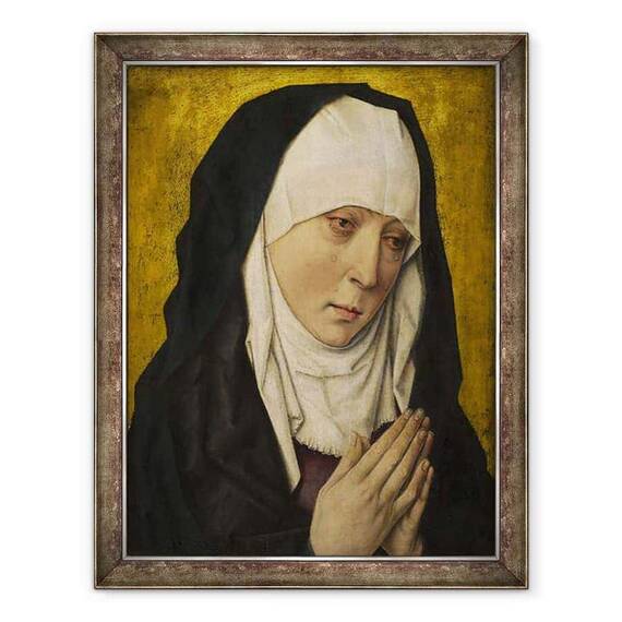Tablou inramat - Dieric Bouts the Elder - Mater Dolorosa Virgin intristat - - Roveli