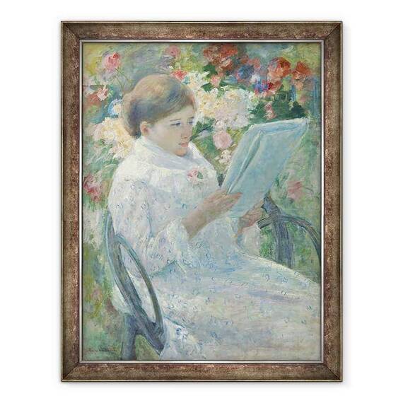 Tablou inramat - Mary Stevenson Cassatt - Pe un balcon - - Roveli