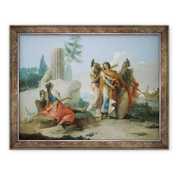 Tablou inramat - Giovanni Battista Tiepolo - Armida Abandonata de Rinaldo - - Roveli