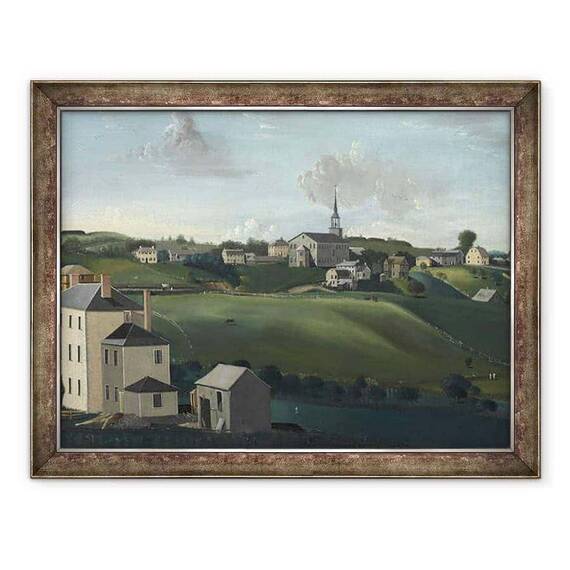 Tablou inramat - John Ritto Penniman - Meetinghouse Hill, Roxbury, Massachusetts - - Roveli