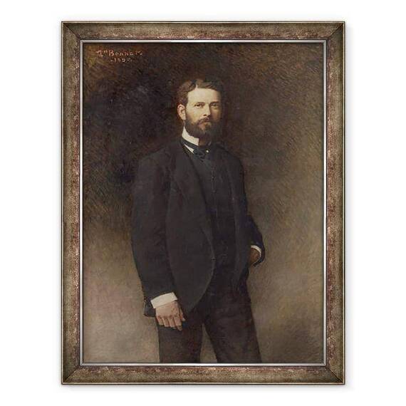 Tablou inramat - Leon Joseph Florentin Bonnat - Portretul lui Henry Field - - Roveli