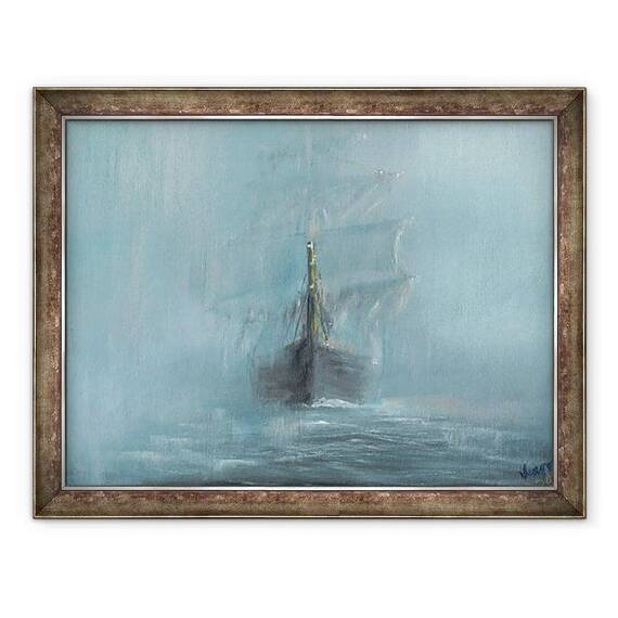 Tablou inramat - Vincent Alexander Booth - Mary Celeste decembrie 1872, 2016 - - Roveli
