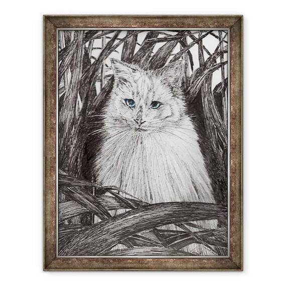 Tablou inramat - Vincent Alexander Booth - Jungle Monty, 2015 - - Roveli