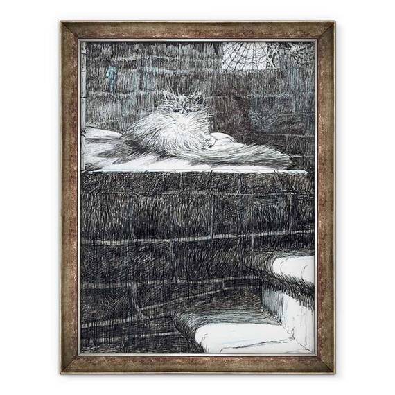 Tablou inramat - Vincent Alexander Booth - Page21, Castelul din padurea Findhorn, 2006 - - Roveli