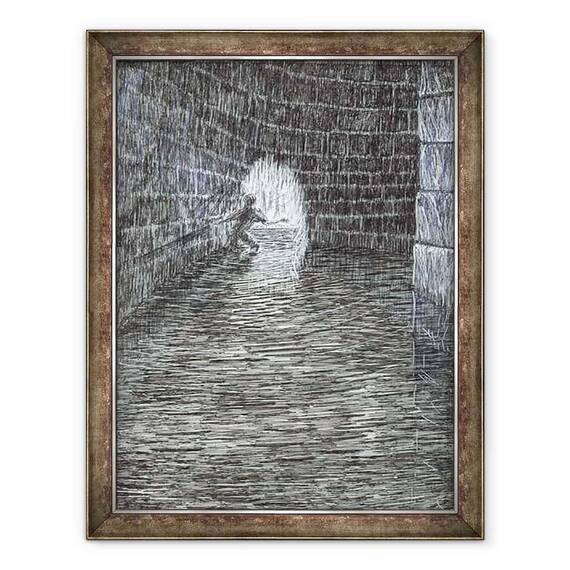 Tablou inramat - Vincent Alexander Booth - page47, Castelul din padurea Findhorn, 2006 - - Roveli