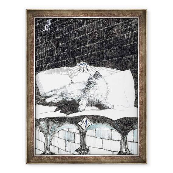 Tablou inramat - Vincent Alexander Booth - Page52, Castelul din padurea Findhorn, 2006 - - Roveli