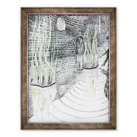 Tablou inramat - Vincent Alexander Booth - page29, Castelul din padurea Findhorn, 2006 - - Roveli