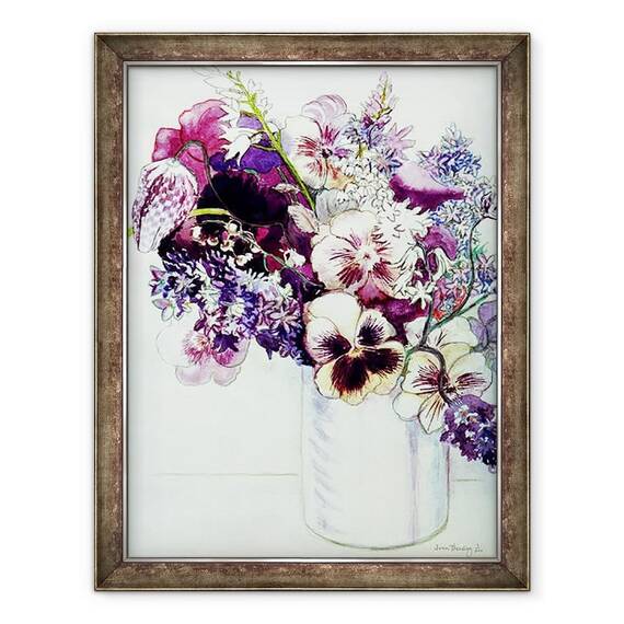 Tablou inramat - Joan Thewsey - Flori de primavara cu Fritillaria 2005 - - Roveli