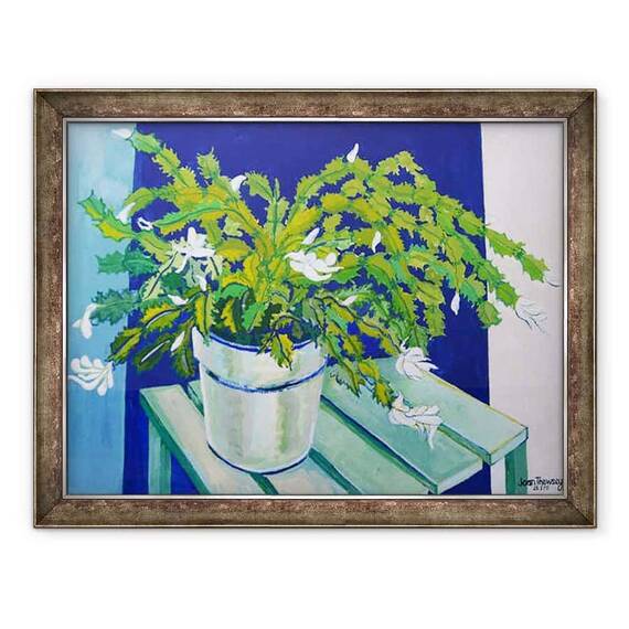 Tablou inramat - Joan Thewsey - Craciun Cactus - - Roveli