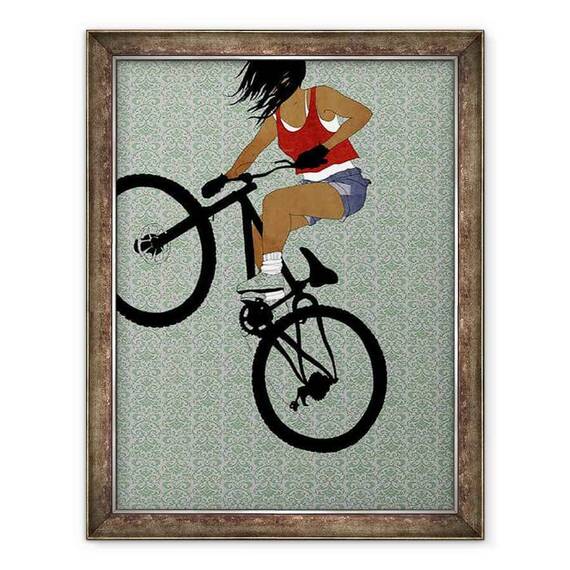 Tablou inramat - Eliza Southwood - Biker Girl - - Roveli