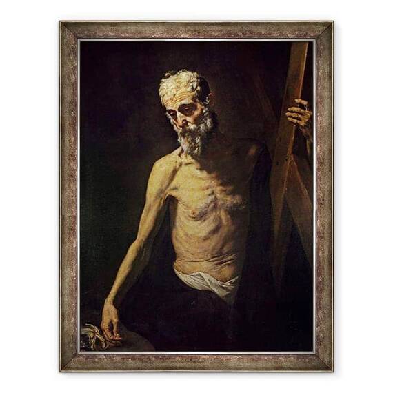 Tablou inramat - Jusepe de Ribera - St. Andrew - - Roveli