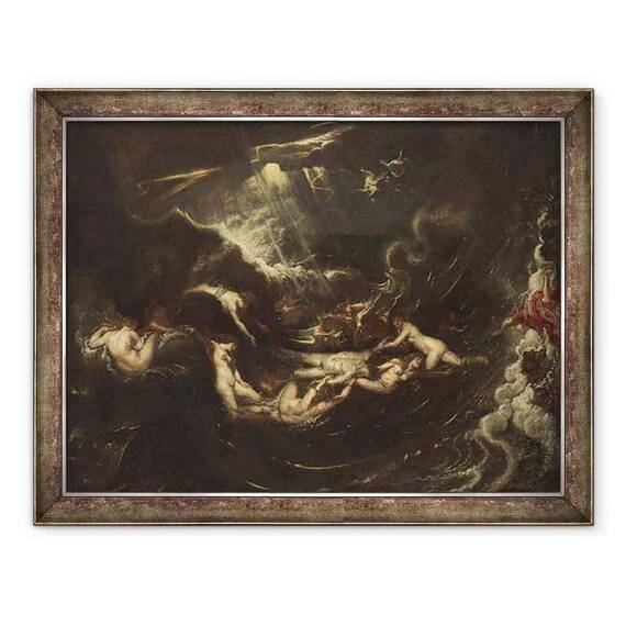 Tablou inramat - Peter Paul Rubens - Erou si Leander - - Roveli