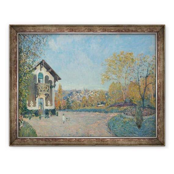 Tablou inramat - Alfred Sisley - Vedere de Marly-le-Roi de la Coeur-Volant - - Roveli