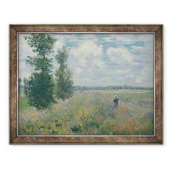 Tablou inramat - Claude Monet - Poppy Fields langa Argenteuil - - Roveli