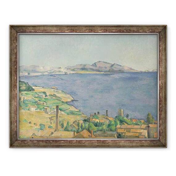Tablou inramat - Paul Cezanne - Golful Marsilia vazut din LEstaque - - Roveli