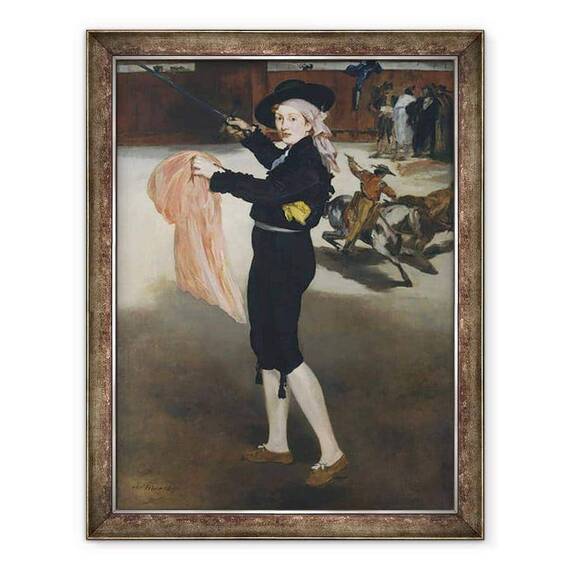 Tablou inramat - Edouard Manet - Mademoiselle V. in costum de Espada - - Roveli