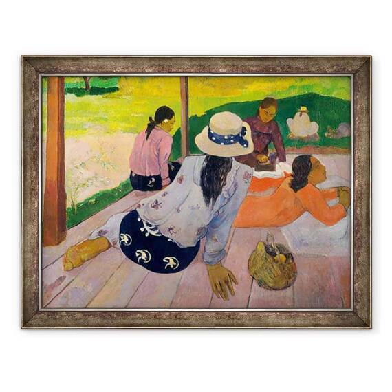 Tablou inramat - Paul Gauguin - Siesta - - Roveli