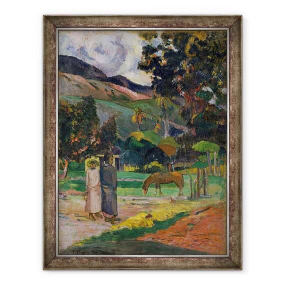 Tablou inramat - Paul Gauguin - Peisaj Tahitian - - Roveli