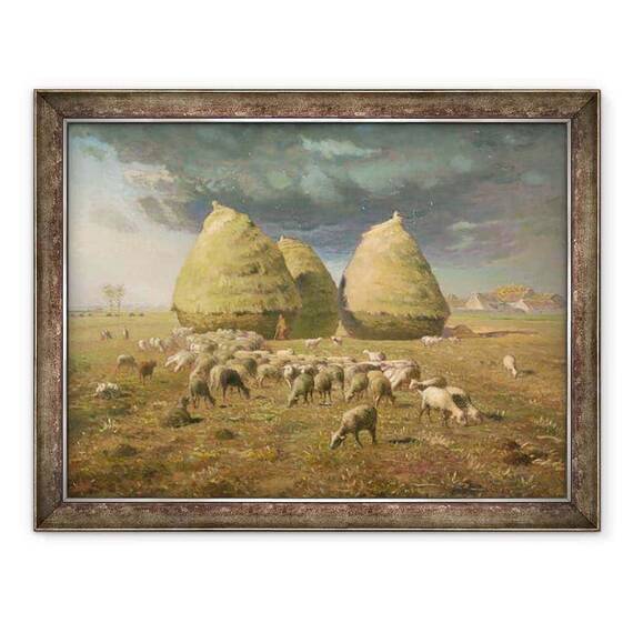 Tablou inramat - Jean-Francois Millet - Capite de fan, toamna - - Roveli