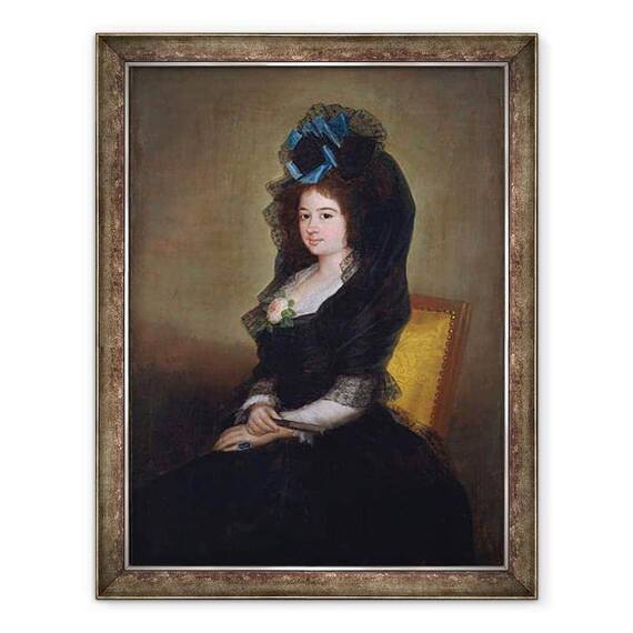 Tablou inramat - Francisco Jose de Goya y Lucientes - Narcisa Barañana de Goicoechea - - Roveli