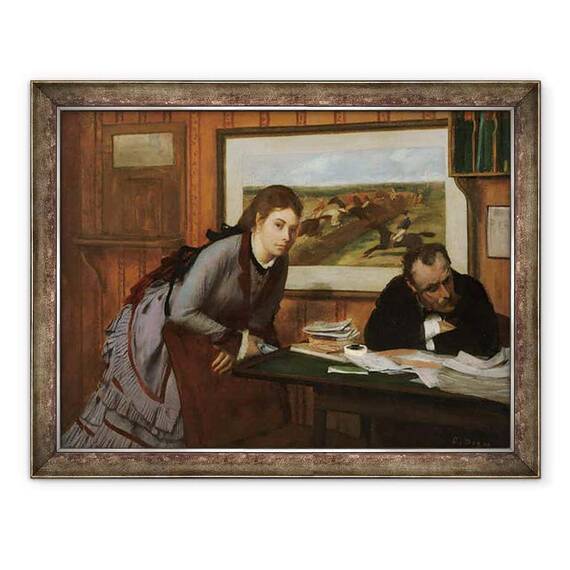 Tablou inramat - Edgar Degas - Suflat - - Roveli