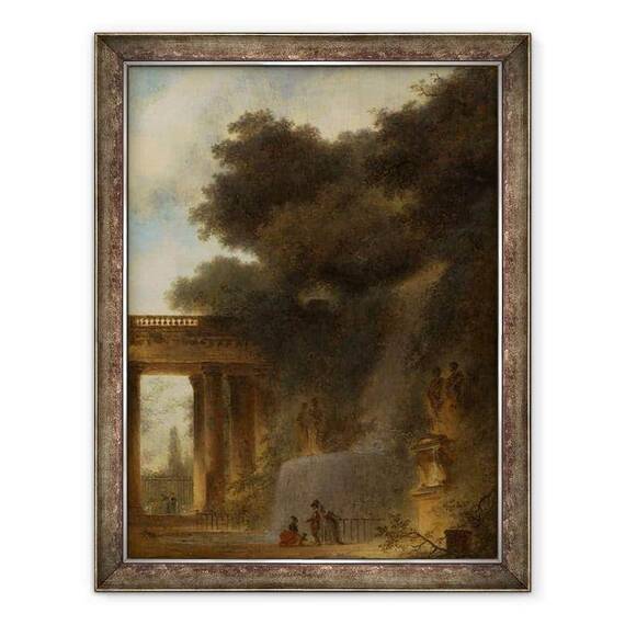 Tablou inramat - Jean-Honore Fragonard - Cascada - - Roveli