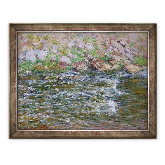 Tablou inramat - Claude Monet - Rapids pe Petite Creuse la Fresselines - - Roveli