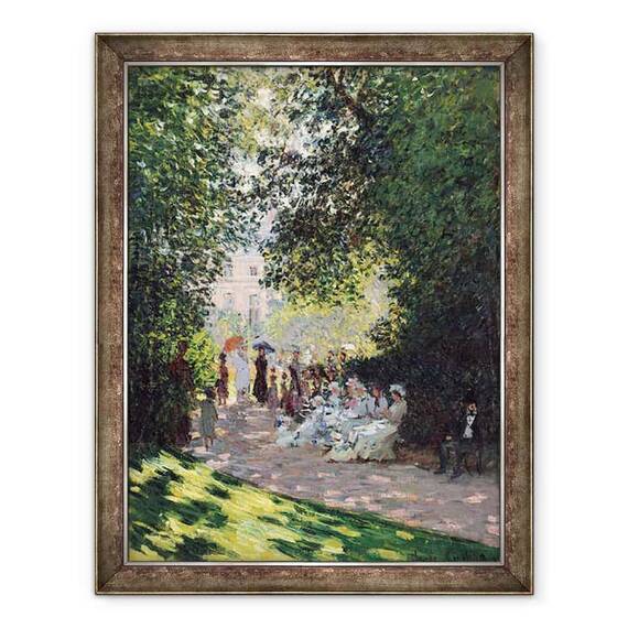 Tablou inramat - Claude Monet - Parc Monceau - - Roveli