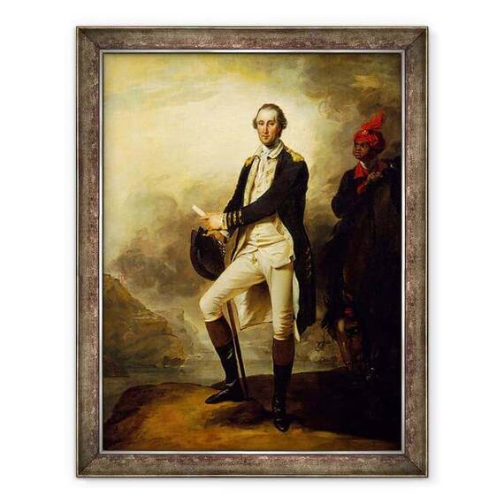Tablou inramat - John Trumbull - George Washington - - Roveli