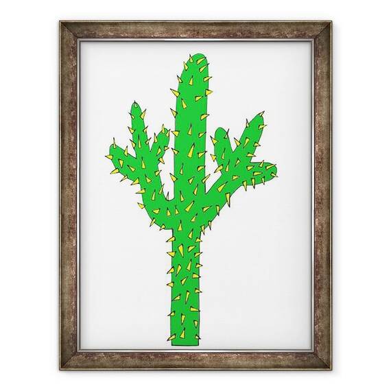 Tablou inramat - Daisy de Villeneuve - Cactus - - Roveli