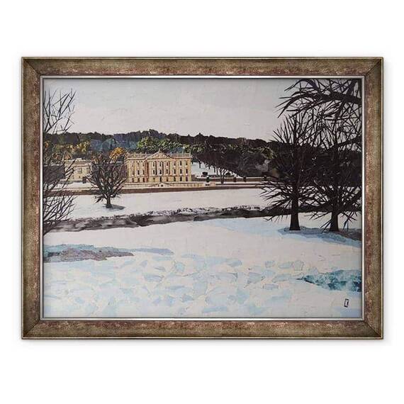 Tablou inramat - Kirstie Adamson - Chatsworth in Zapada - - Roveli