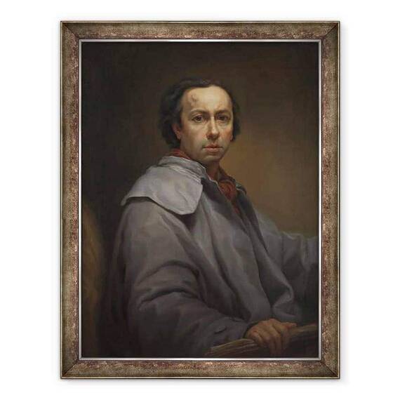 Tablou inramat - Anton Raphael Mengs - Autoportret I - - Roveli
