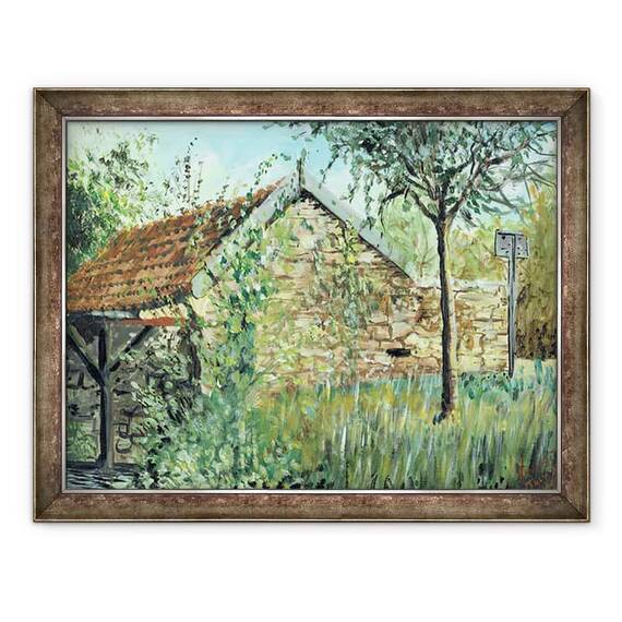 Tablou inramat - Vincent Alexander Booth - Spalare coliba in Laignes, 2006 - - Roveli