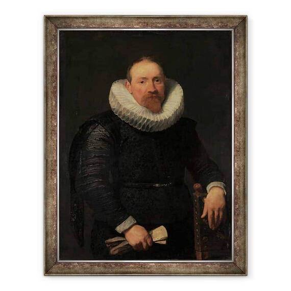 Tablou inramat - Anthony van Dyck - Portret De Barbat - - Roveli