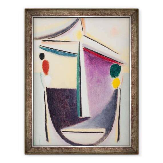Tablou inramat - Alexej von Jawlensky - sef Rezumat, Negru-galben-violet - - Roveli