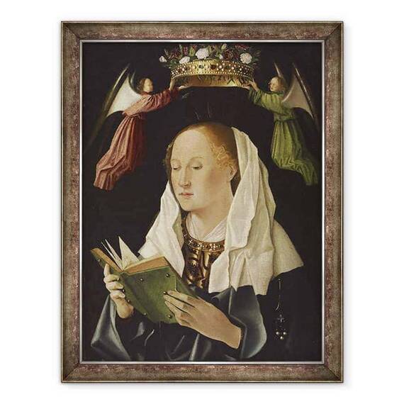 Tablou inramat - Antonello da Messina - Fecioara Maria lectura - - Roveli