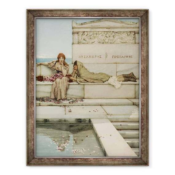 Tablou inramat - Lawrence Alma-Tadema - Xanthe si Phaon - - Roveli